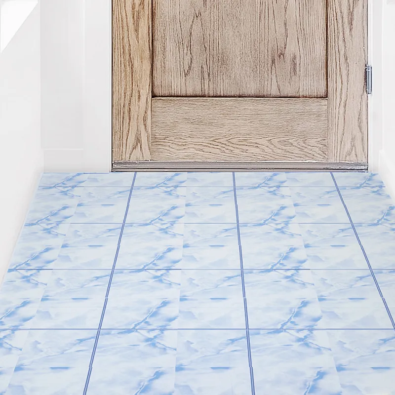 EKONOR FLOOR MAT 076-03 MARBLE BLUE PVC LINOLEUM DECORATIVE